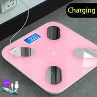 Load image into Gallery viewer, Bathroom Charging Scale Smart Scales Household Premium Support Bluetooth APP Fat Percentage Digital Body Fat Weighing Scale